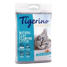 Tigerino Premium Sea Breeze Scent Highly Absorbent Clumping Cat Litter *12kg*NEW 1.50 per kilo