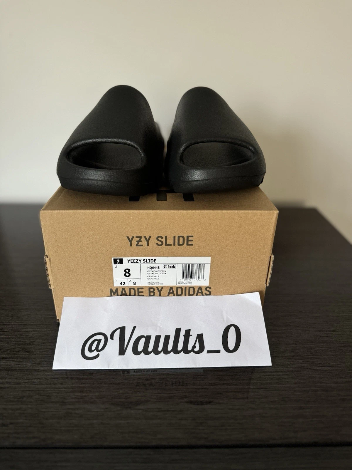 Adidas Yeezy Slide Onyx (HQ6448) Uomo Taglia 8 (100% Autentiche con ricevuta)