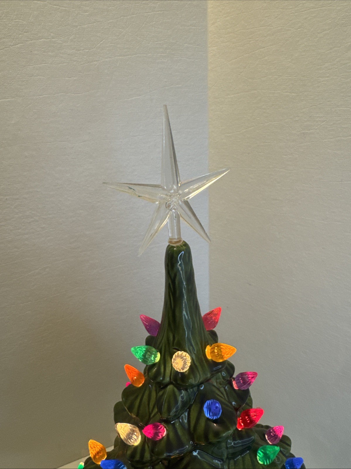 1976 Byron molds christmas tree lighted With Music 17”