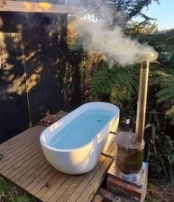 Stainless Steel Stove - Wood Fired Hot Tub bath jacuzzi heater 