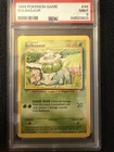 Pokémon TCG Bulbasaur Base Set 44/102 Vintage 1999 WOTC, PSA 9