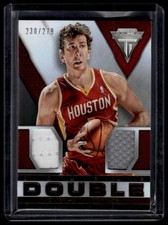 2013-14 Panini Titanium #31 Omer Asik Double Double Jerseys #/279