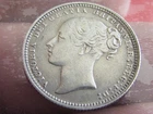 Photo of a 1879 Victoria Shilling from an eBay listing that sold on Jul 5, 2026