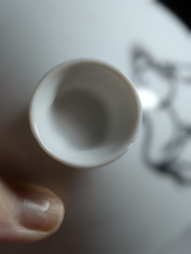 Jingdezhen Porcelain Xie Ji Handpainted Horse ANTIQUE Cream & Sugar Set Signed - Picture 12 of 19