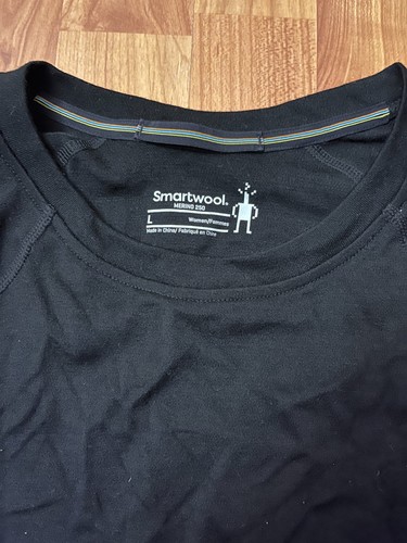 Smartwool Merino 250 women's size L 100% Wool Long Sleeve base layer Black - Picture 5 of 7