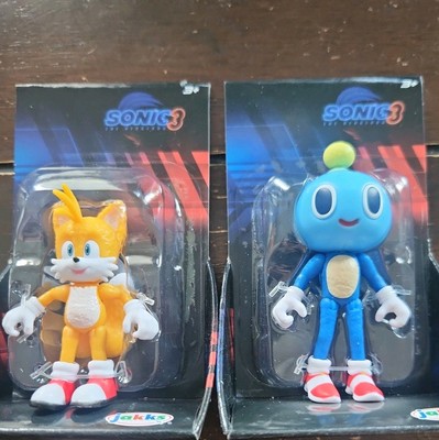 New Jakks Pacific Sonic The Hedgehog 3 Movie Tails and  Chao 2.5 inch lot