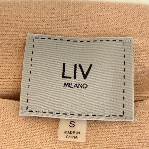 LIV Milano - Boat Neck Sweater with pearls & rhinestone in Dusty Pink - size S - Picture 3 of 4
