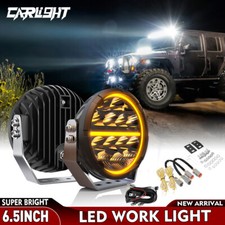 Colight 12V-24V 6.5'' Car LED Work Light Bar Spot Flood Offroad Driving Lamp DRL