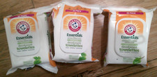 3 NEW Arm  Hammer Deodorant Towelettes On The Go wipes 30 Ct Each