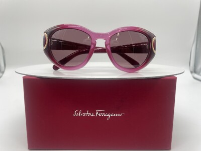 Salvatore Ferragamo Women\'s Dark Red Sunglasses s-l400.jpg main image 4