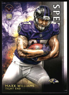 2015 Topps Valor Maxx Williams SP Speed Rookie #147 Baltimore Ravens
