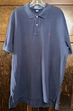 Polo Ralph Lauren Performance Classic Fit Shirt Men's Size XL Navy Blue Red Pony