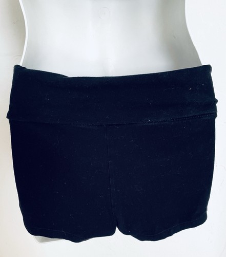MOSSIMO SUPPLY CO. Cotton Blend Black Foldover YOGA Gym SHORTS Size XS - Picture 5 of 7