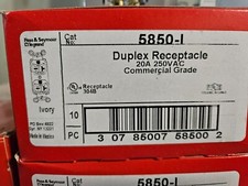 Pass & Seymour 5850-I 20 Amp 250 Volt Duplex receptacle