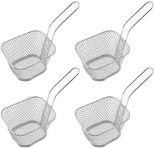 Cheer Collection Mini French Fry Basket, 4 Pack