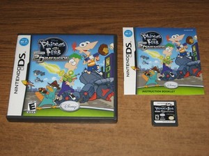 Phineas And Ferb Across The 2nd Dimension Nintendo Ds 2011 Complete 712725020415 Ebay