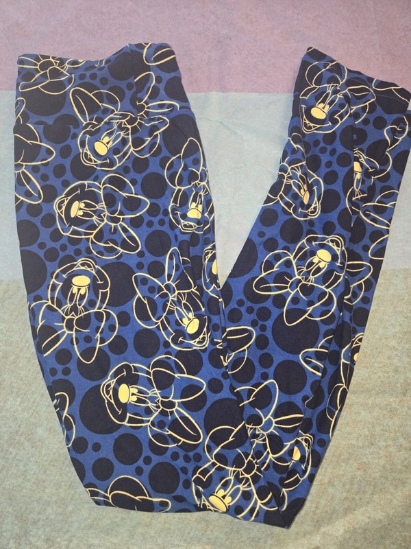 Disney LuLaRoe Leggings One Size Minnie Mouse NWOT