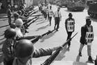 Soldiers Vs Protesters at I am a Man Civil Rights March Picture Poster Photo