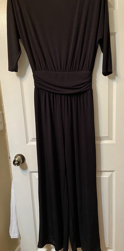 New York & Company Women’s Black Jumpsuit Size Medium (feels like liquid knit)