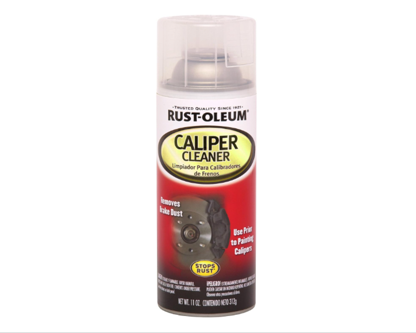 Rust Oleum 251597 11oz Automotive Brake Caliper Cleaner Clear Spray