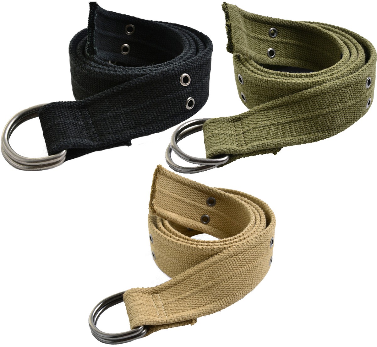 D Ring Military Pistol Style Belt 1.5