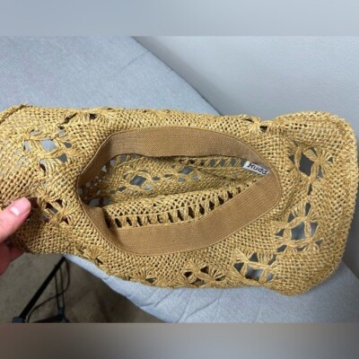 Vintage Y2K Mudd Beaded Straw Beach Hat Vintage Y2K Mudd Beaded Straw Beach Hat | eBay main image 3