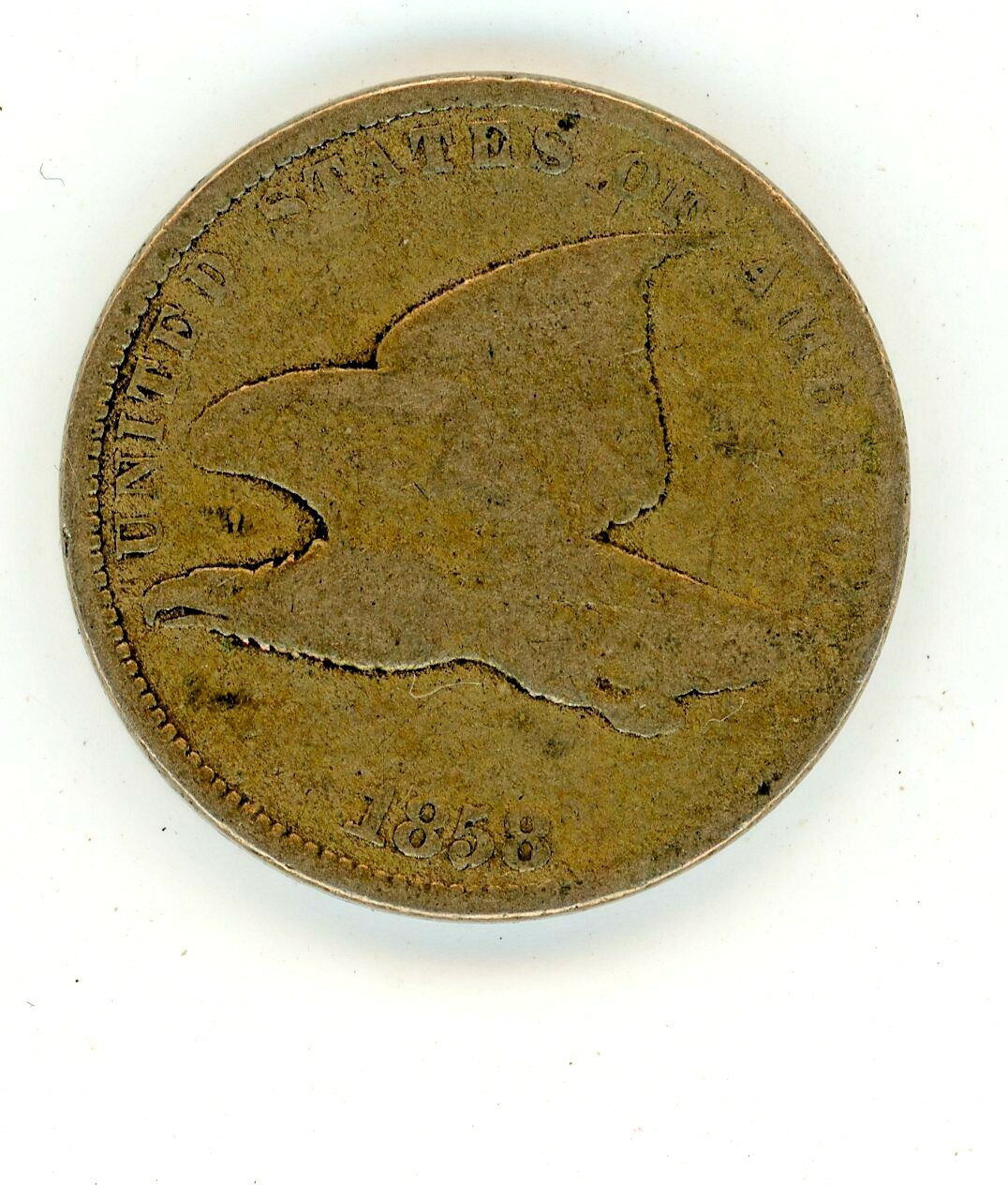 1858-Flying-Eagle-Misaligned-Dies