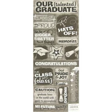 THE PAPER STUDIO Stickabilities GRADUATE Cardstock Stickers - 17 pcs