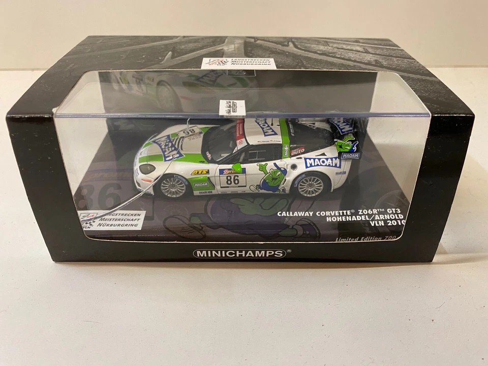 Callaway Chevrolet Corvette Z06R 1/43 1:43 Modell Modellauto Minichamps #86  - Bild 4 von 4