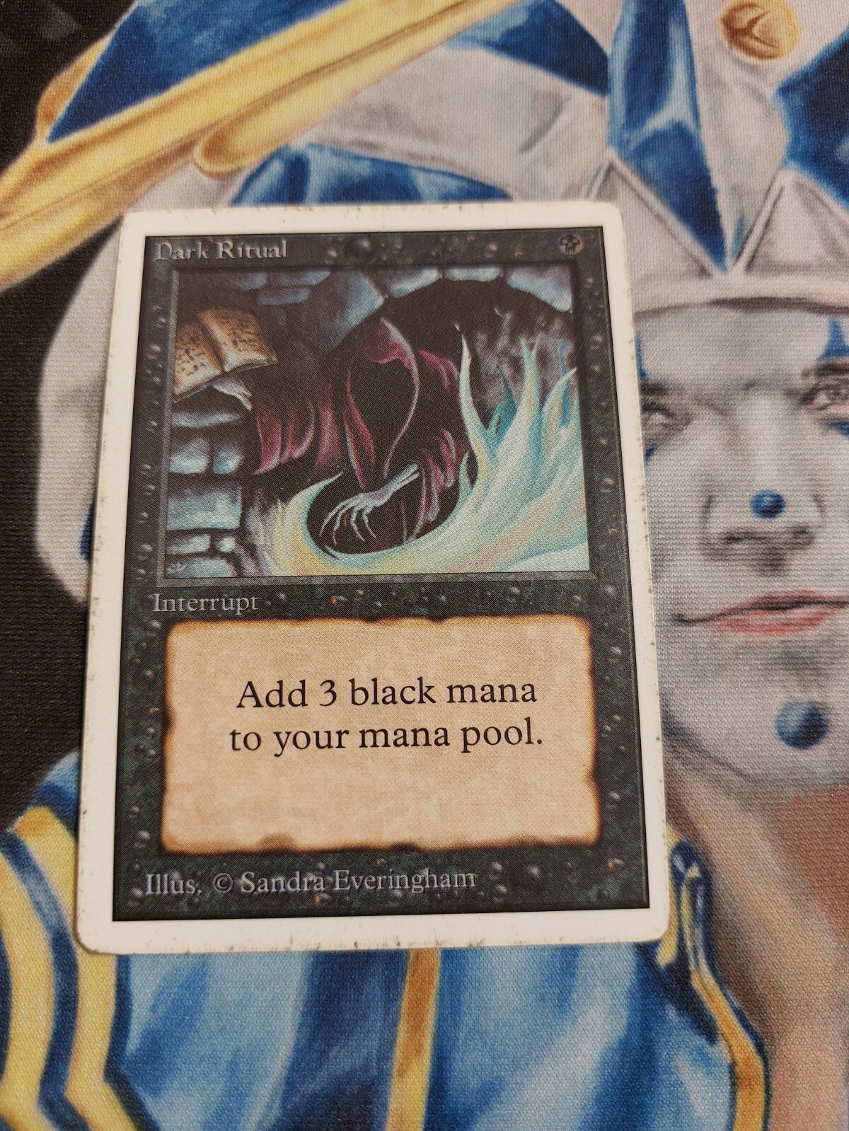 Dark Ritual MTG Unlimited Common Black Instant Heavily Played x1 GG49