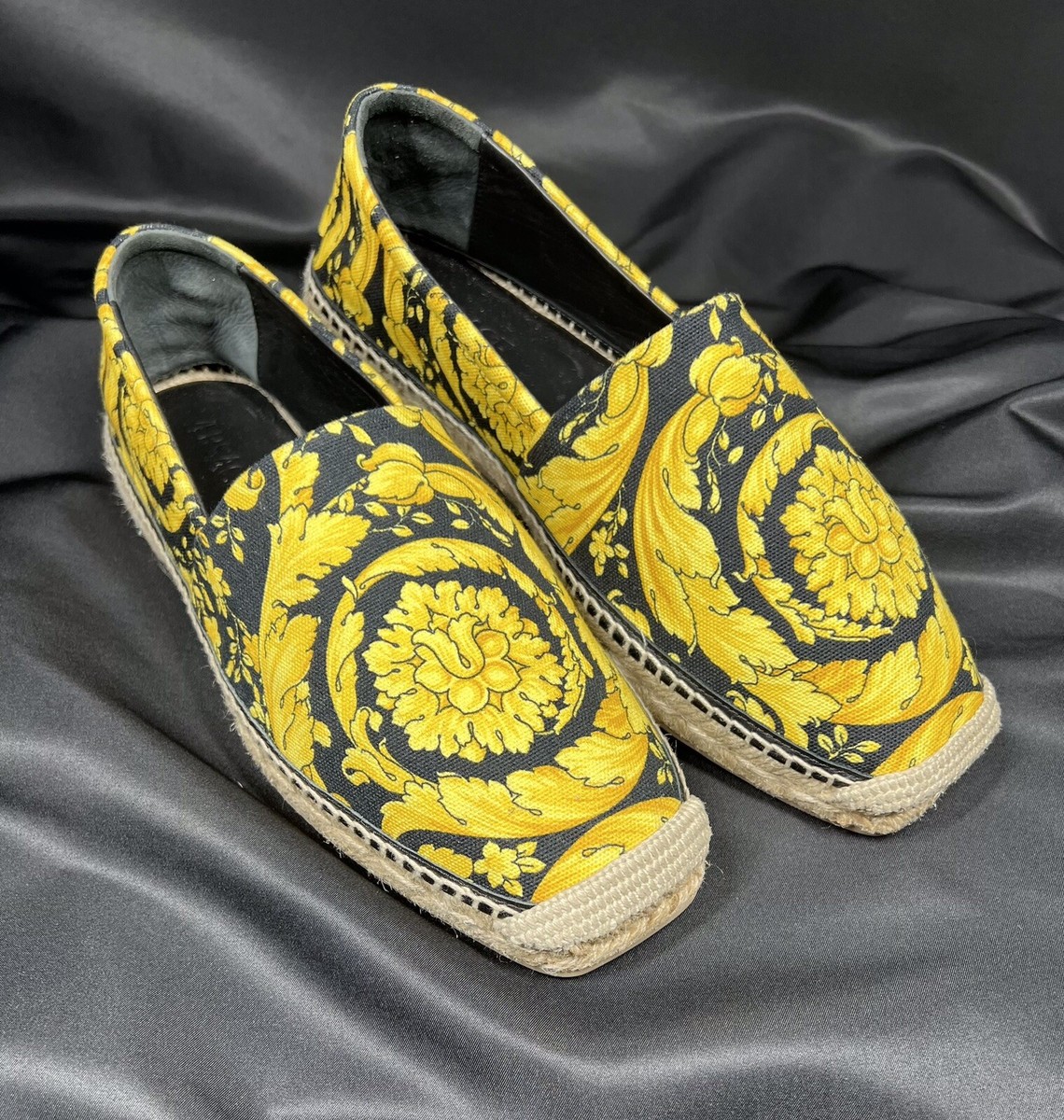 【関送込】VERSACE◆ESPADRILLAS Versace Mens Espadrilles 42 US9 | eBay