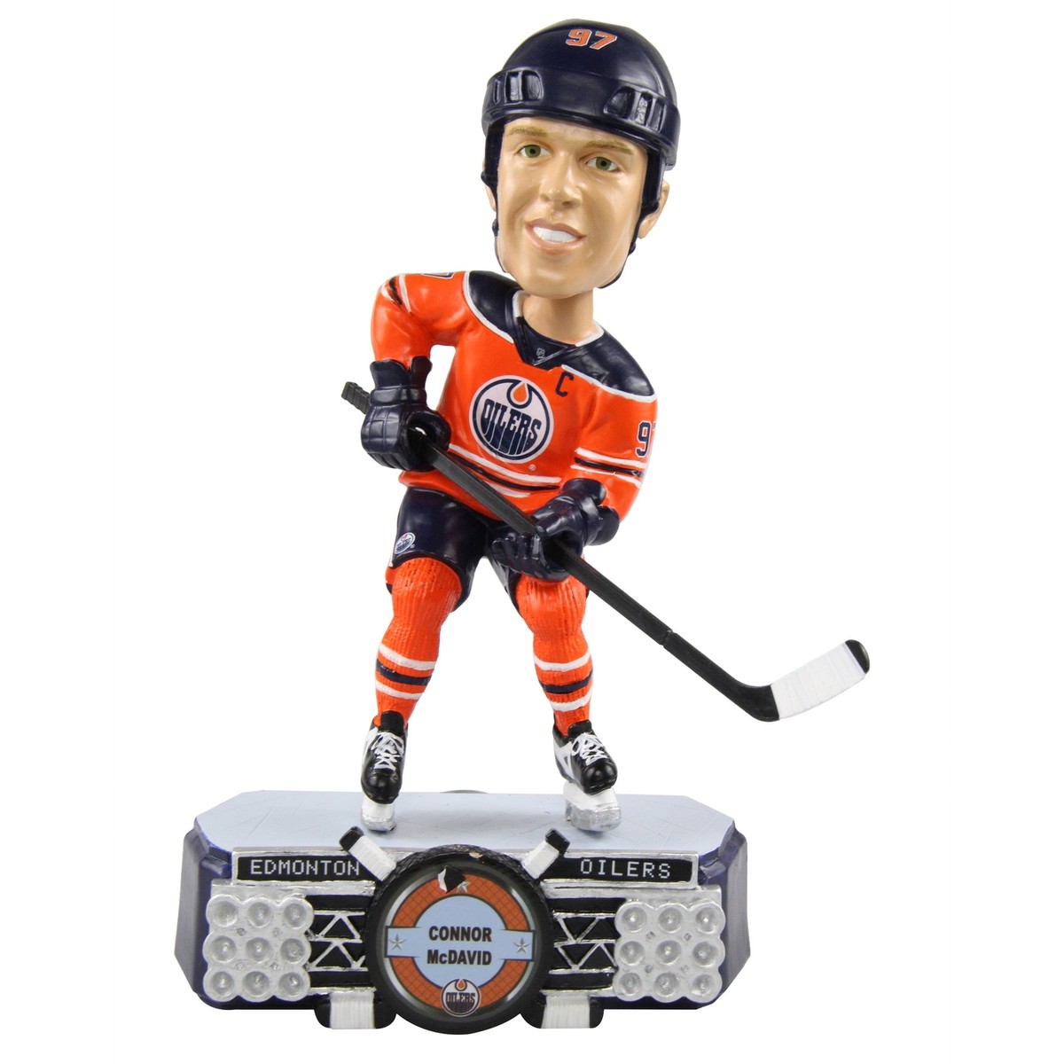 Connor McDavid Edmonton Oilers Stadium Lights Special Edition Bobblehead NHL