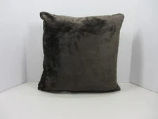 Sure Fit Plush 18" x 18" Decorative Pillow~Chocolate **NEW WITHOUT TAGS**