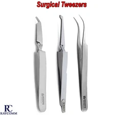Dental Reverse Action Tweezers Forceps Orthodontic Bracket Holding Instruments 