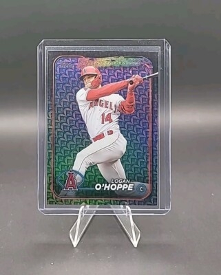 2024 Topps Series 1 Easter Holiday Foil Logan O'Hoppe #298 Angels