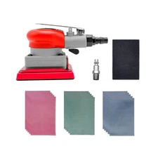 DATOUBOSS Pneumatic Palm Sander Square Air Random Orbital Sander for Car Waxi...