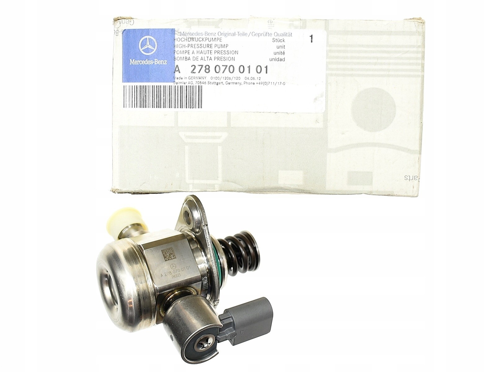 Pompe haute pression Mercedes 3.0 essence pour stabiliser le ralenti moteur