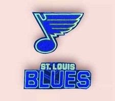 Fabric Hockey Iron On Appliqué Patch Sports Logo Set