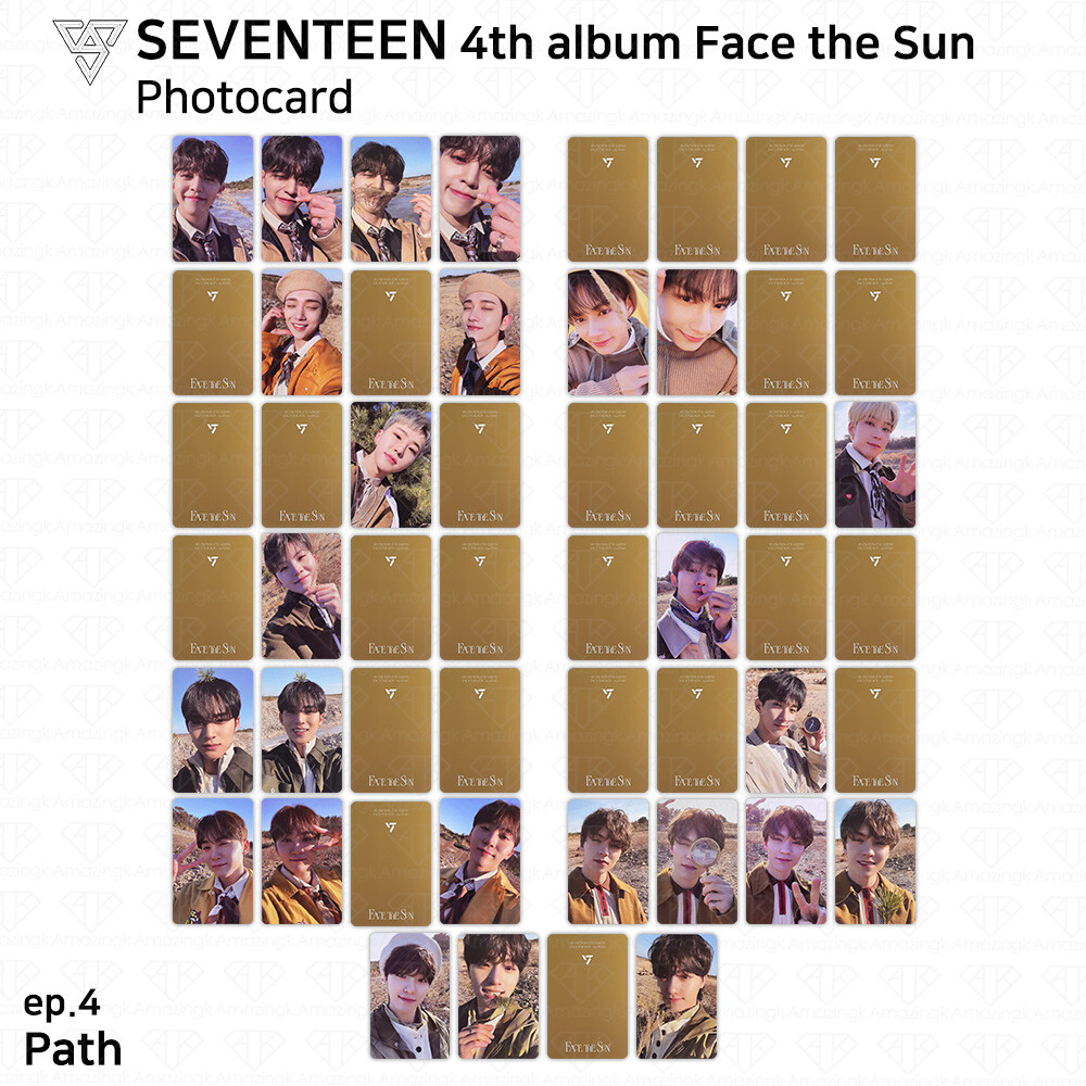 SEVENTEEN 4th Album Face the Sun Official Photocard ep.4 Path ver. KPOP K-POP