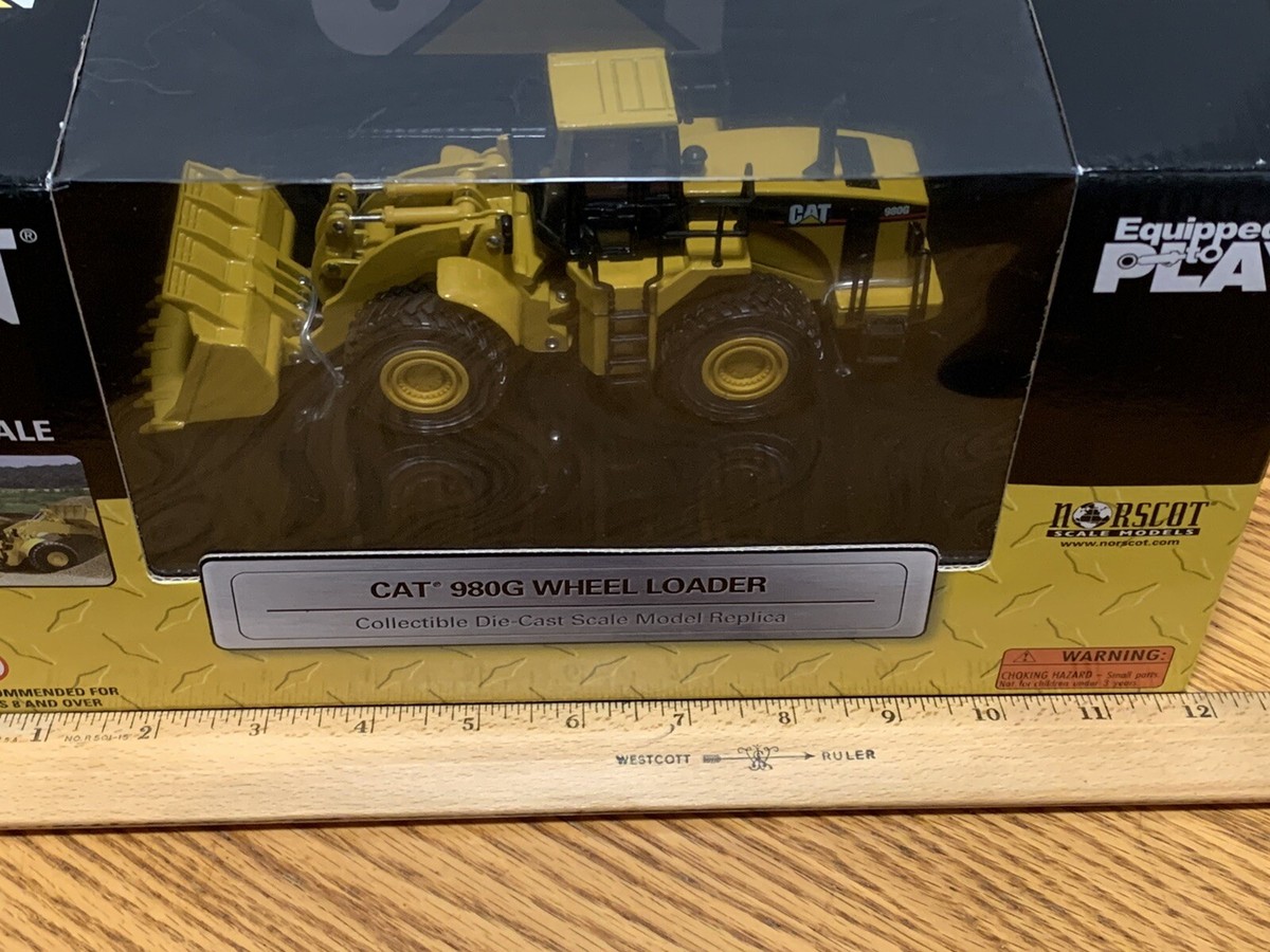 Norscot 55801 Cat 980G Wheel Loader 1/50 Scale Die-Cast