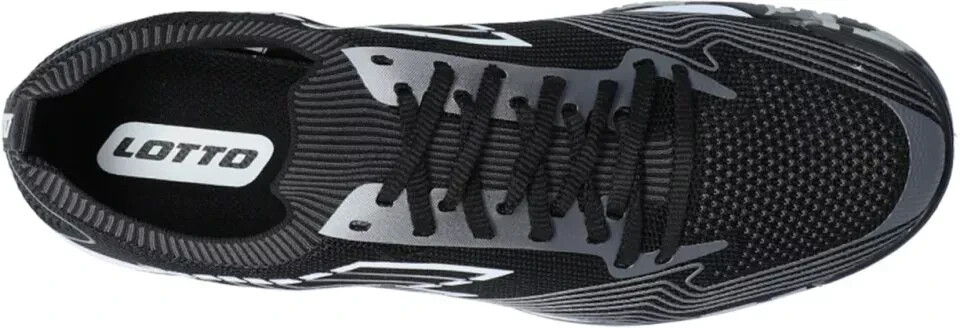 Scarpe tacchetti calcio uomo Lotto Tacto 250 ID tutte nere bianche grigio freddo taglia 9 5 nuove con scatola