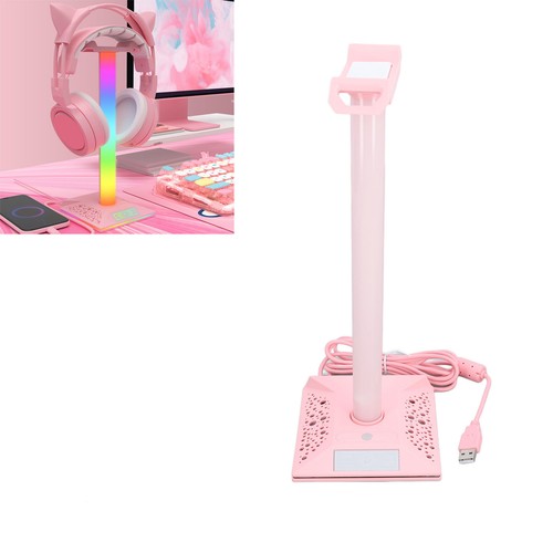 Headphone Stand Light Up For Desk, Gaming Headset Holder RGB With