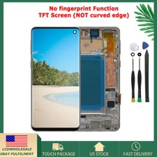LCD Display Touch Screen Digitizer Silver Assembly For Samsung S10 Plus G975