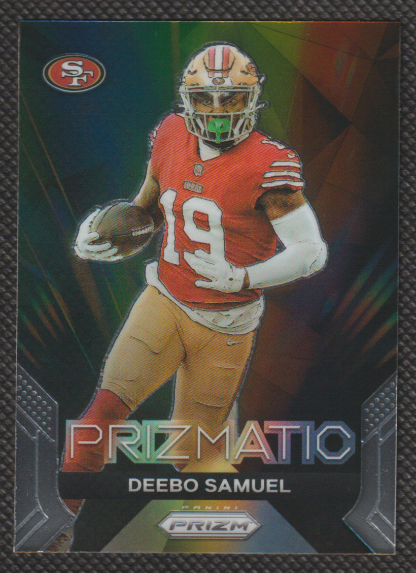 Deebo Samuel 2023 Panini Prizm Football Prizmatic Insert San Francisco 49ers #17