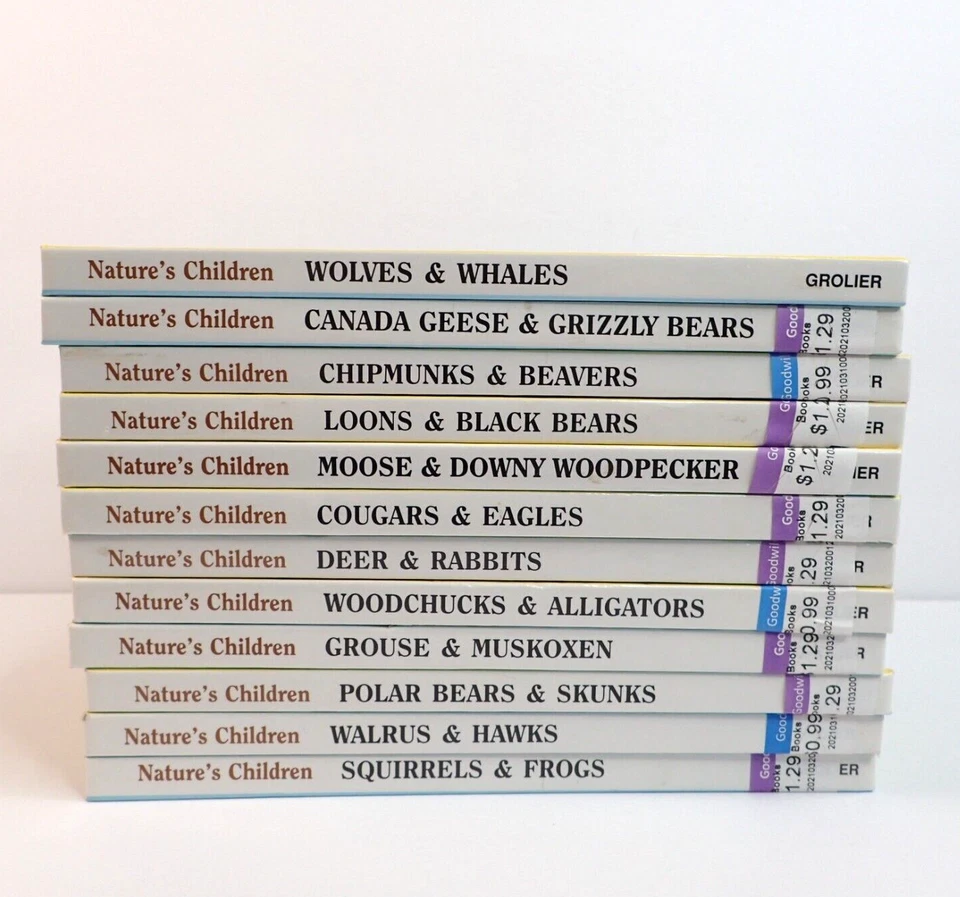 LOT OF 12 Getting to Know Nature's Children Scholastic Double Sided Books - Image 2 of 4