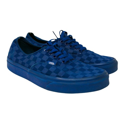 blue checkered vans laces