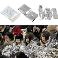 5x/2xLARGE Thermal Emergency Foil Blanket First Aid Survival Mylar Solar Camping