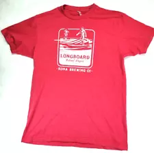 Kona Brewing Co Beer Longboard Island Lager Men's Shirt SMALL