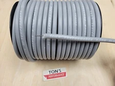Ton's Performance 8mm Gray silicone Spiral Core Spark plug wire By the foot