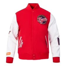 Letterman Indiana Fever Wool Body & Leather Sleeves Varsity Jacket